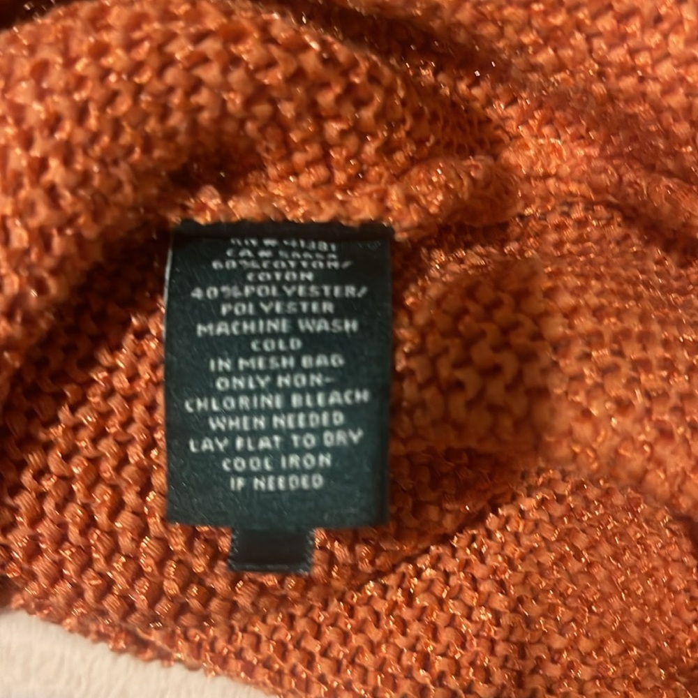Rust Ralph Lauren knitted sweater - Picture 6 of 7